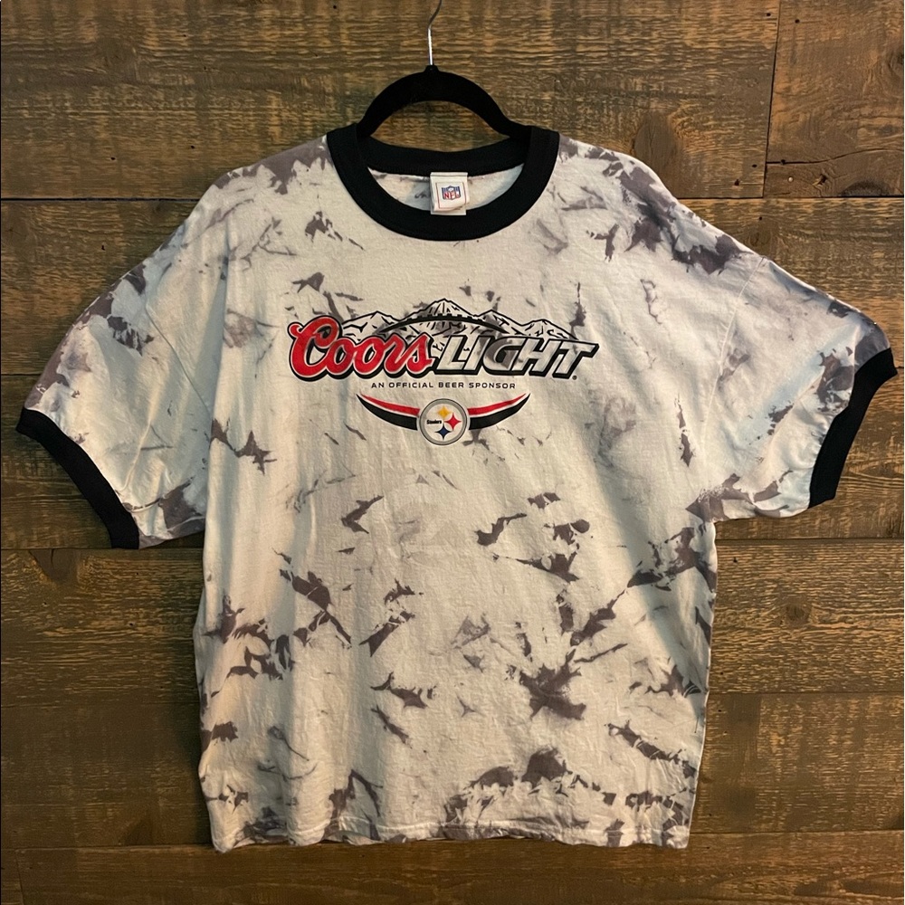 Dyed Coors Light Steelers T-Shirt